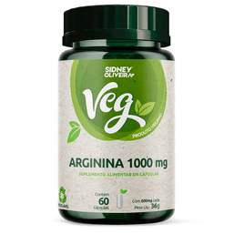 Sidney Oliveira Arginina Vegana 60 Caps