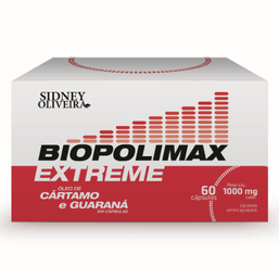 Sidney Oliveira Biopolimax  Cartamo E Guarana 1000Mg 60 Caps D