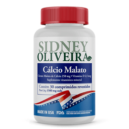 Sidney Oliveira Calcio Malato 1500Mg 30 Cprs  D
