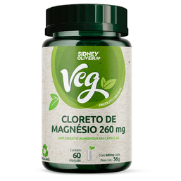 Sidney Oliveira Cloreto De Magnésio 260Mg Vegano 60 Caps