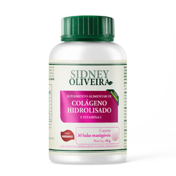 Sidney Oliveira Colageno+Vit C Balas Mastigaveis Morango 30Un D