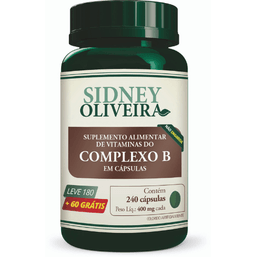Sidney Oliveira Complexo B 400Mg  L180+60 Gratis