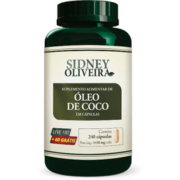Sidney Oliveira Oleo De Coco 1000Mg Lv 240 Pg 180 Caps***