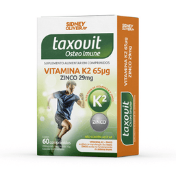 Sidney Oliveira Taxovit Osteo Imune 65Mcg+Zinco 29Mg 60Cprs***