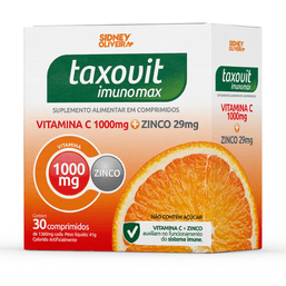 Sidney Oliveira Taxovit Imuno Vitamina C 1G+Zinco 29Mg 30Cprs@