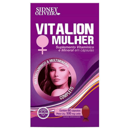 Sidney Oliveira Vitalion Mulher 500Mg 60 Caps***