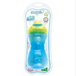Copo Kuka Fun Treinamento Antivazamento Azul 330Ml - 6141