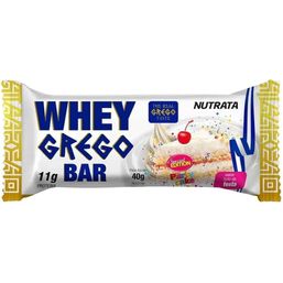 Nutrata Whey Grego Bar Bolo De Festa 40G