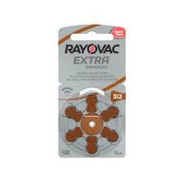 PILHA RAYOVAC AUDITIVATAM 312 C/6