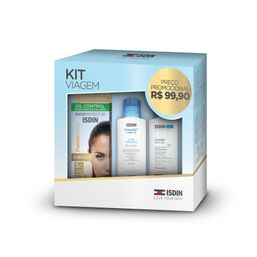 Kit Prot Solar Isdin Fw Fps60 30Ml+Hidrat Ureadin Loc 10 100Ml+Gel Banho 100Ml