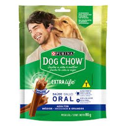 DOG CHOW PETISCO RACAS MEDIAS E GRANDES 80G