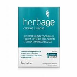 Herbage Cabelos e Unhas 28 Cprs