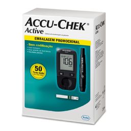 ACCU-CHEK ACTIVE KIT 50 TIRAS MG/DL