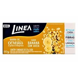 Barra Cereais Linea Banana + Aveia 20G