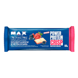Barra Max Titanium Power Protein Crisp Frutas Verm 44G