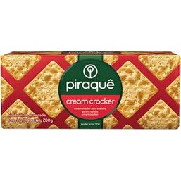Biscoito Piraque Cream Cracker 184G