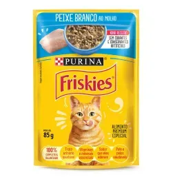 Friskies Peixe Branco Ao Molho 85G
