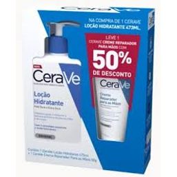 Kit Loc Cerave Hidrat 473Ml+Cr Reparador Maos 50G