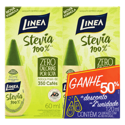 Adoc Linea Stevia C/2 60Ml