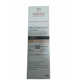 Adcos Mousse Mineral Fotoprotecao Fps 50 Nude 40G