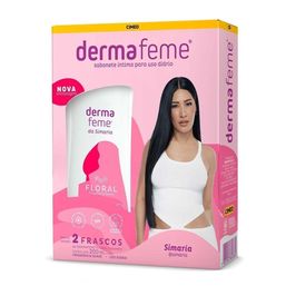 Dermafeme Kit Teen Sabonete Intimo Floral 2X200Ml