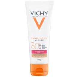 Prot Solar Vichy Cap Soleil Uv-Glow Clara Media Fps60 40G D