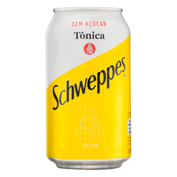 Agua Tonica Schweppes S/ Acuc Lata 350Ml