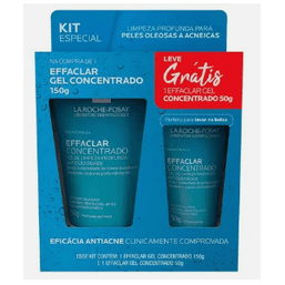 Kit Gel Limp La Roche Posay Facial Effaclar Concent 150G+Effaclar 40G