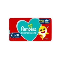 Fralda Pampers Supersequinha G C/60