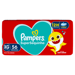 Fralda Pampers Supersequinha Xg C/56