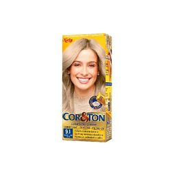 Tintura Cor E Ton Ind 9.1 Louro Claro Cinza 50G