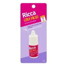 COLA RICCA P/ UNHA POSTICA 5G COM PINCEL - 2279
