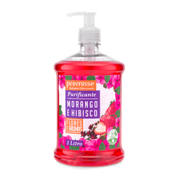 Premisse Sabonete Líquido Morango E Hibisco 1Lt