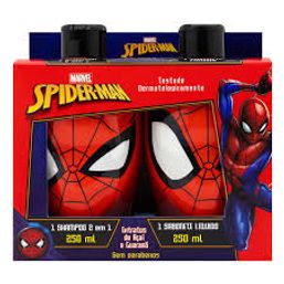 Nutriex Shampoo 2X1 Spider Man 250Ml+Sabonete Líquido 230Ml