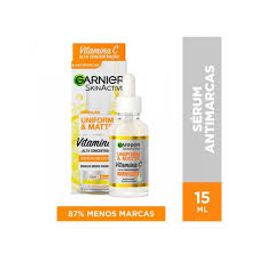 SERUM FACIAL GARNIER UNIFORM E MATTE VIT C 15ML