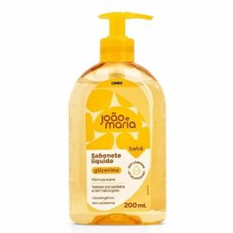 Sabonete Liquido Joao e Maria Bebe Glicerina 200ml