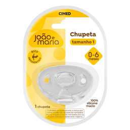 Chupeta Joao e Maria Orto Silicone Tamanho 1
