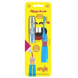 Esc Dental Magic Brush Angie Inf Macia Azul 5+