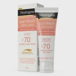 Prot Solar Neutrogena Facial Sun Fresh Derma Care Facial Sem Cor Fps70 40G @