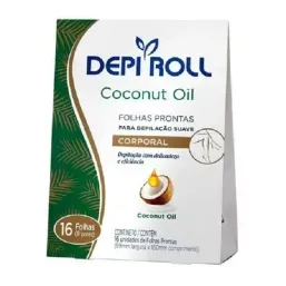 Depi Roll Folhas Prontas Oleo de Coco 8 Pares