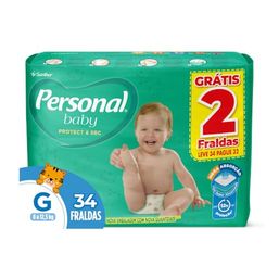 Personal Baby Fralda Mega G Lv34 Pg32