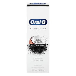 Cr Dental Oral B Natural Essence Oleo Coco/Carvao 102G