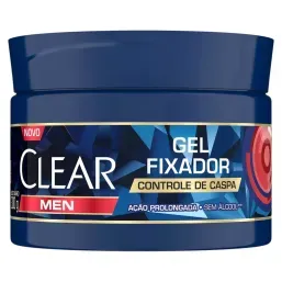 Gel Fixador Clear Men Controle De Caspa 300G