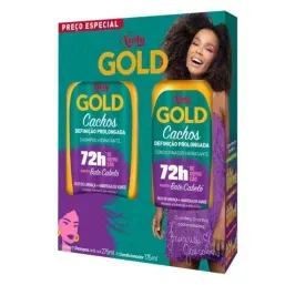 Niely Gold Kit Cachos Definicao Prolon Sh 275Ml + Cond 175Ml