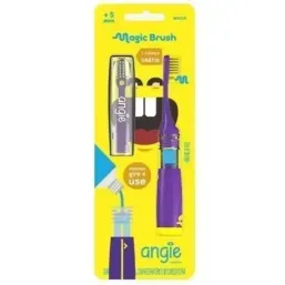 Esc Dental Magic Brush Angie Inf Macia Roxo 5+