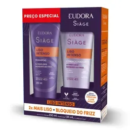 Kit Eudora Siage Liso Intenso Sh 250Ml + Cond 125Ml