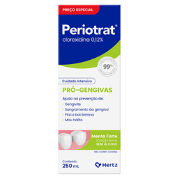 Periotrat Sol Bucal Menta Forte S/Alcool 250Ml