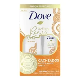 Kit Dove Cacheados Texturas Reais Sh+Cond 350Ml