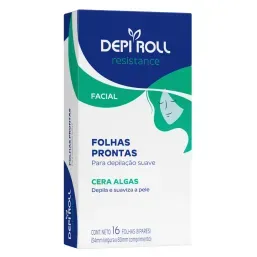 Depi Roll Folha Facial Oleo de Coco C/8 Pares