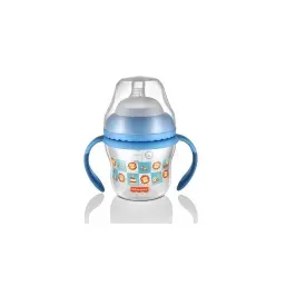 Fisher Price Copo Transicao First Moments+Bico Extra+Alca Remo Azul 150Ml